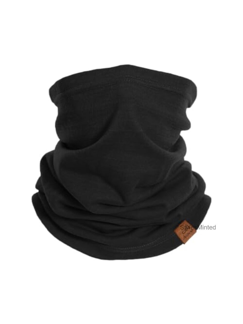 100% Merino Wool Neck Gaiter Ski Face Mask Scarf for Men